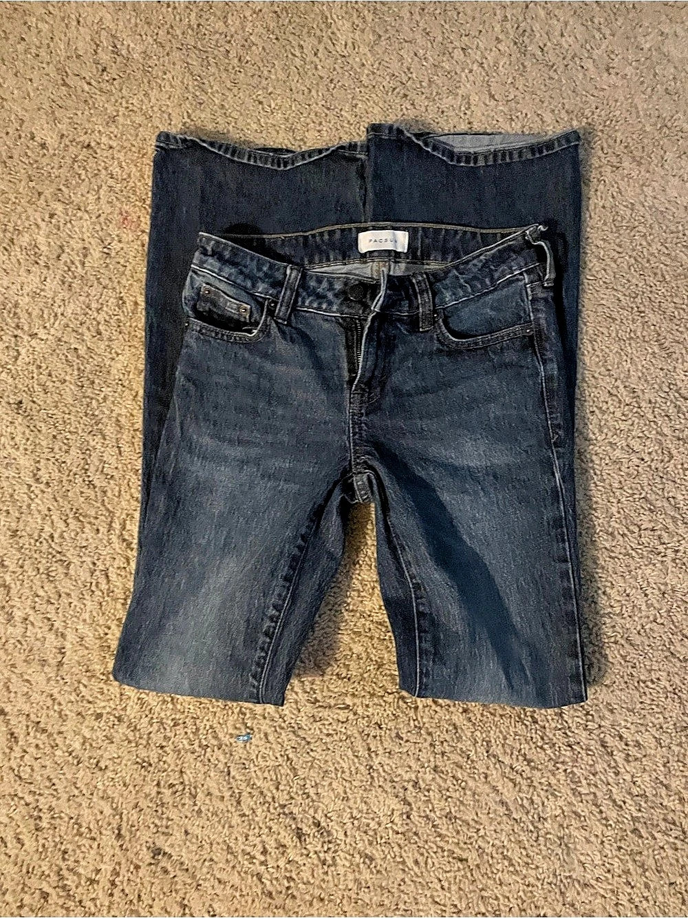 PacSun Jade Low Rise Bootcut Jeans Blue Waist 23
